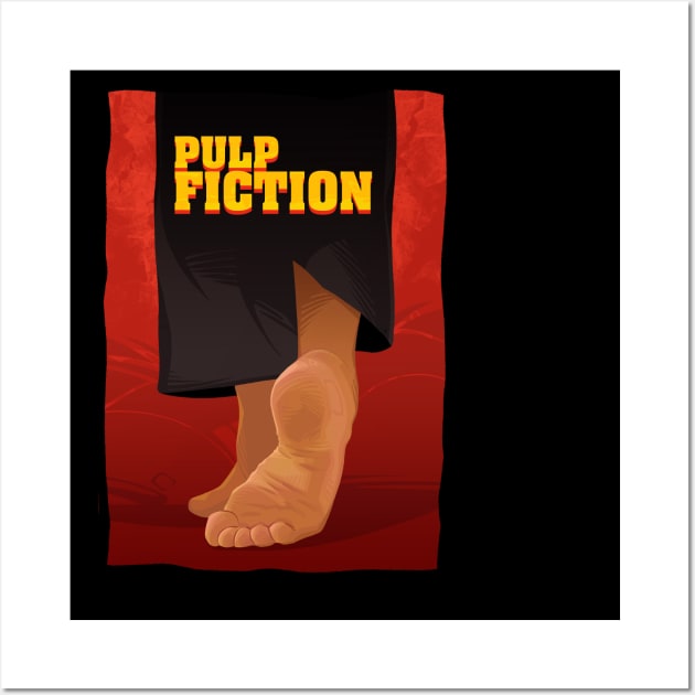 Pulp Fiction Mia Feet Wall Art by nabakumov